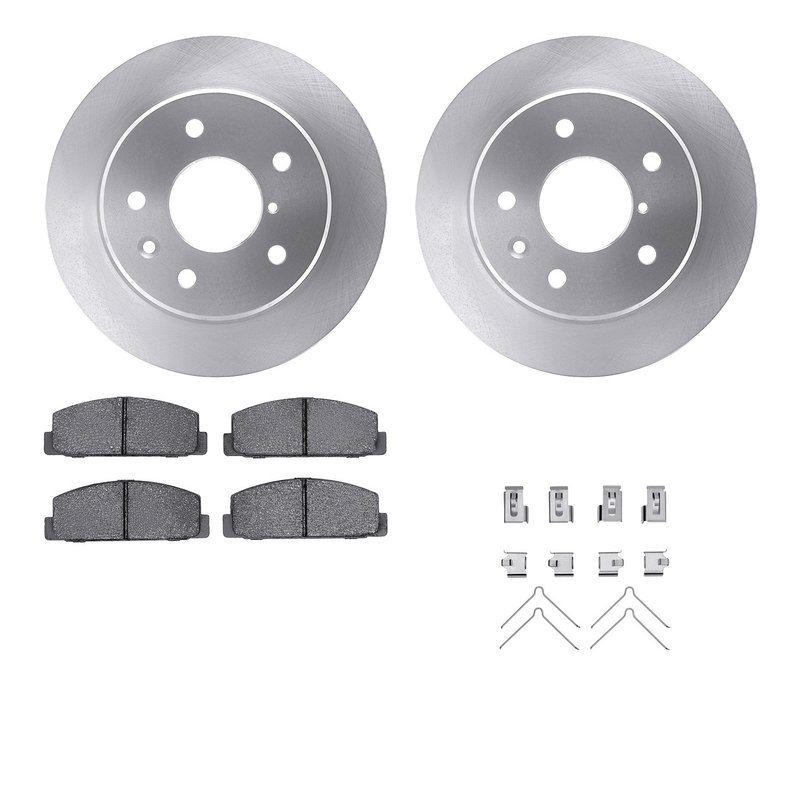 Dynamite Friction 6512-80130 Disc Brake Kit - Rear