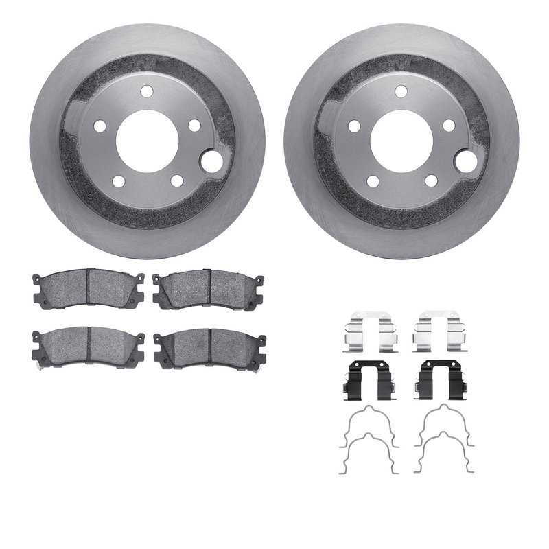 Dynamite Friction 6512-80160 Disc Brake Kit - Rear