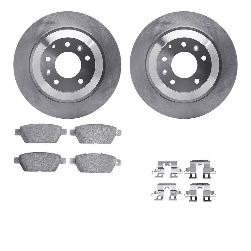 Dynamite Friction 6512-80220 Disc Brake Kit - Rear
