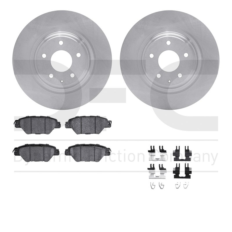 Dynamite Friction 6512-80343 Disc Brake Kit - Rear