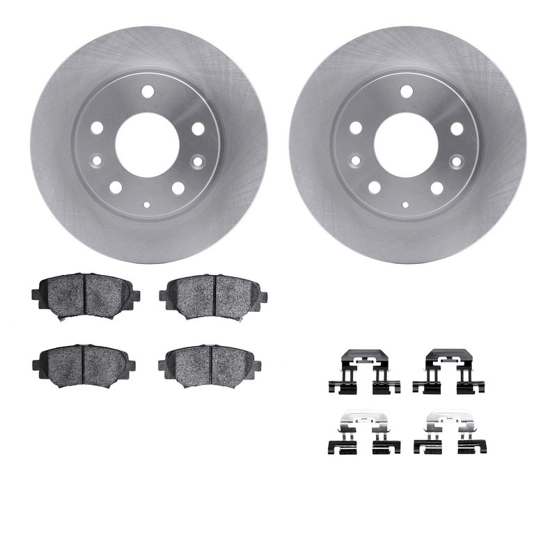 Dynamite Friction 6512-80356 Disc Brake Kit - Rear
