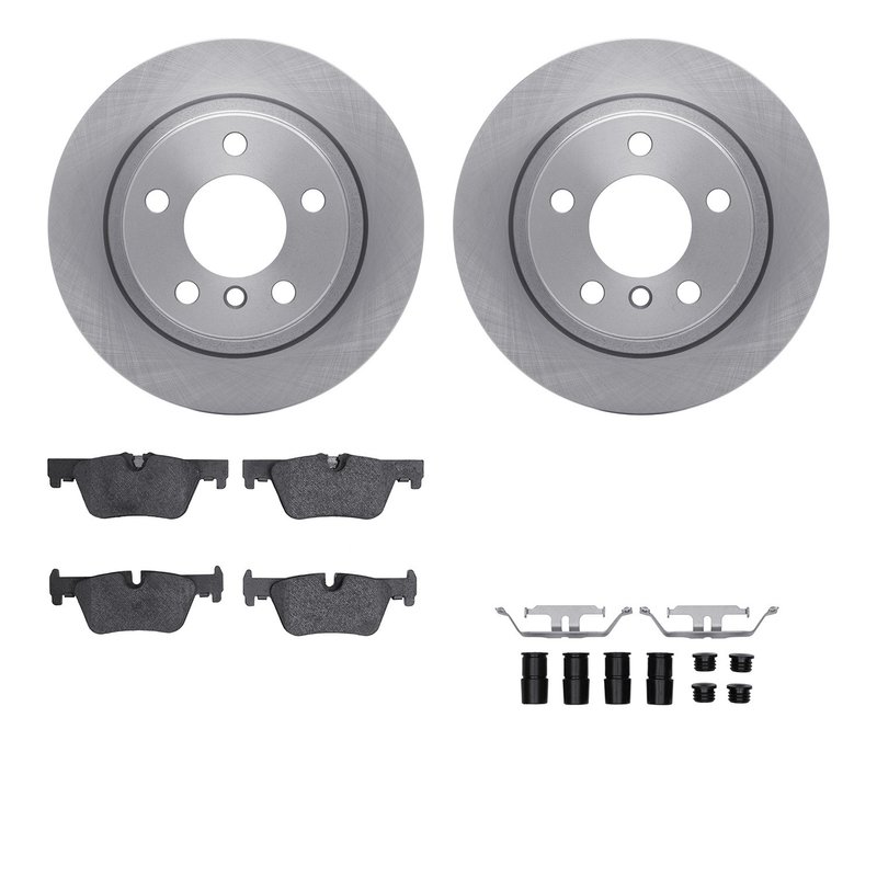 Dynamite Friction 6512-92047 Disc Brake Kit - Rear