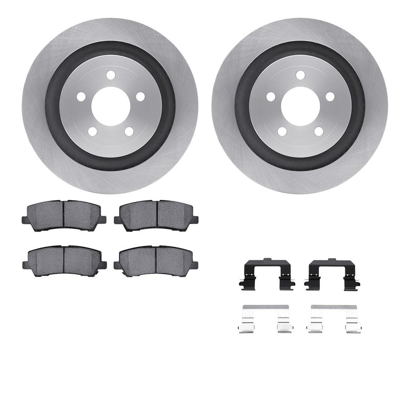 Dynamite Friction 6512-99148 Disc Brake Kit - Rear