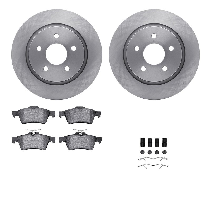Dynamite Friction 6512-99215 Disc Brake Kit - Rear