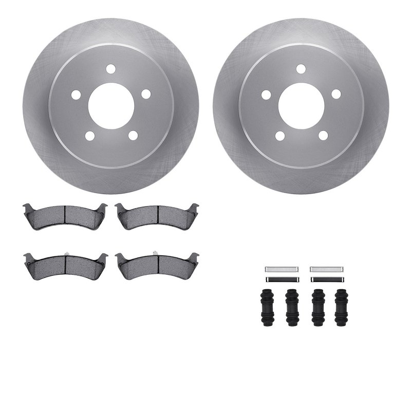 Dynamite Friction 6512-99376 Disc Brake Kit - Rear