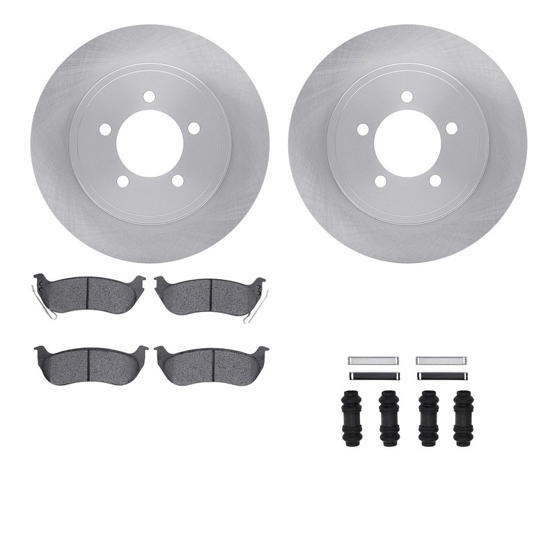 Dynamite Friction 6512-99517 Disc Brake Kit - Rear
