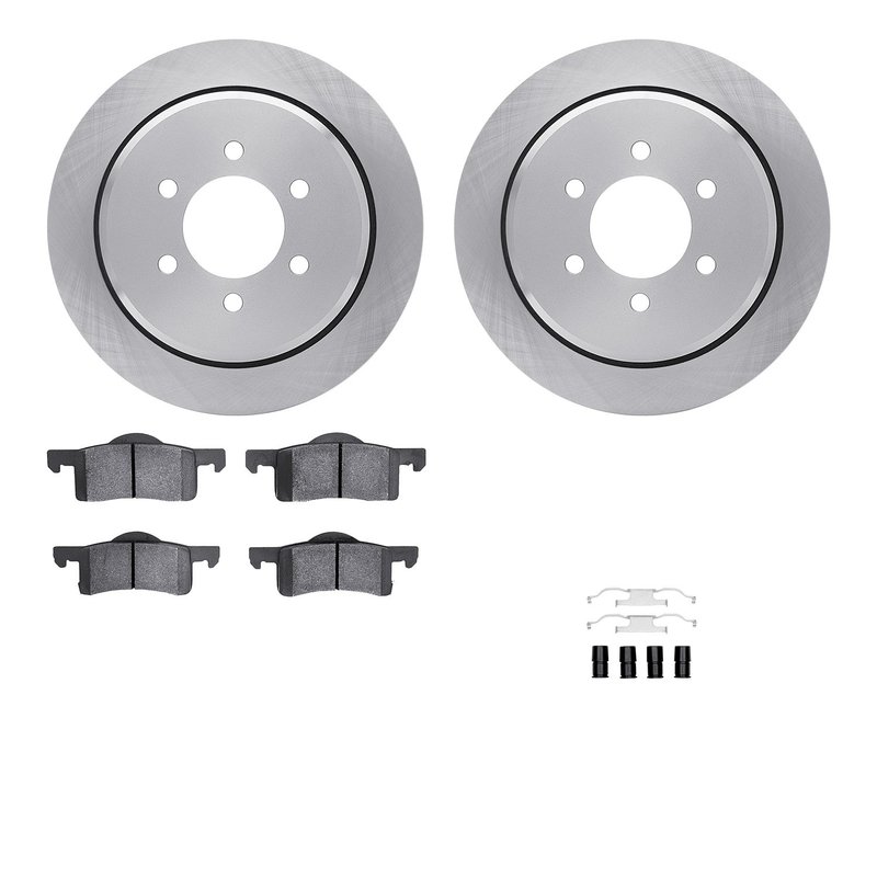 Dynamite Friction 6512-99534 Disc Brake Kit - Rear