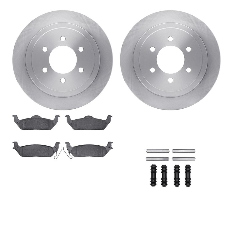Dynamite Friction 6512-99555 Disc Brake Kit - Rear