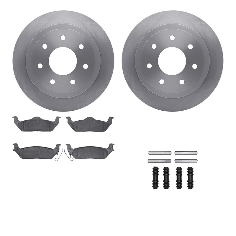 Dynamite Friction 6512-99561 Disc Brake Kit - Rear