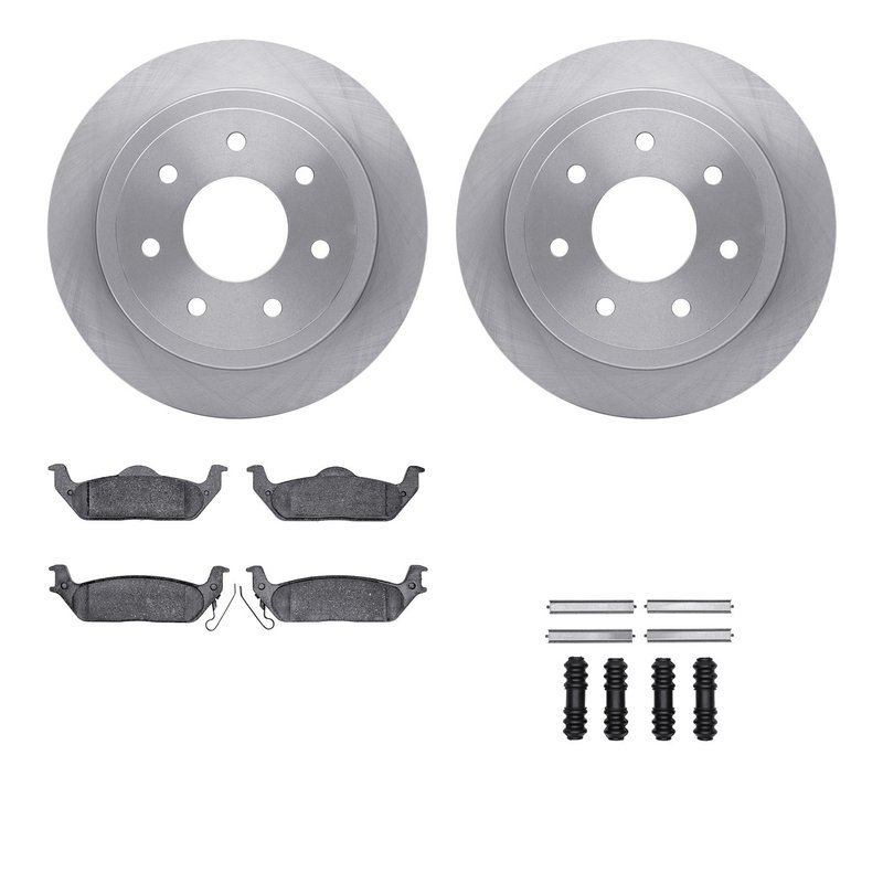 Dynamite Friction 6512-99562 Disc Brake Kit - Rear