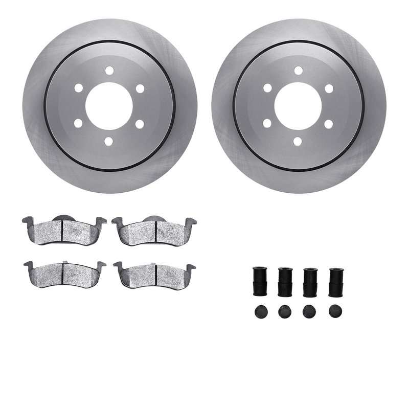 Dynamite Friction 6512-99640 Disc Brake Kit - Rear