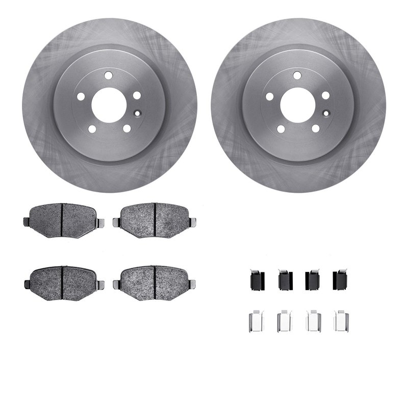Dynamite Friction 6512-99687 Disc Brake Kit - Rear
