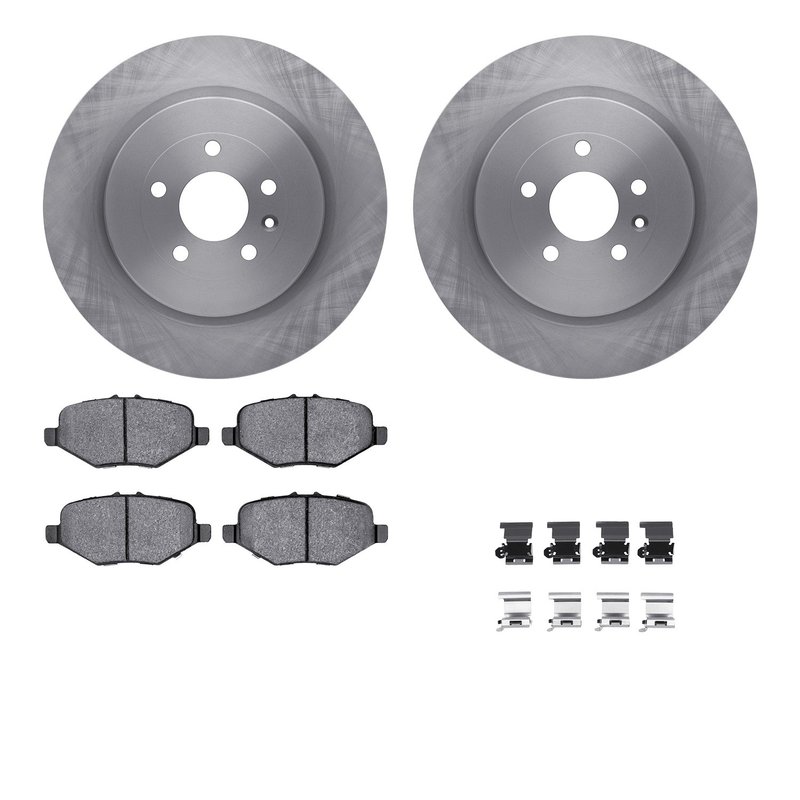Dynamite Friction 6512-99689 Disc Brake Kit - Rear