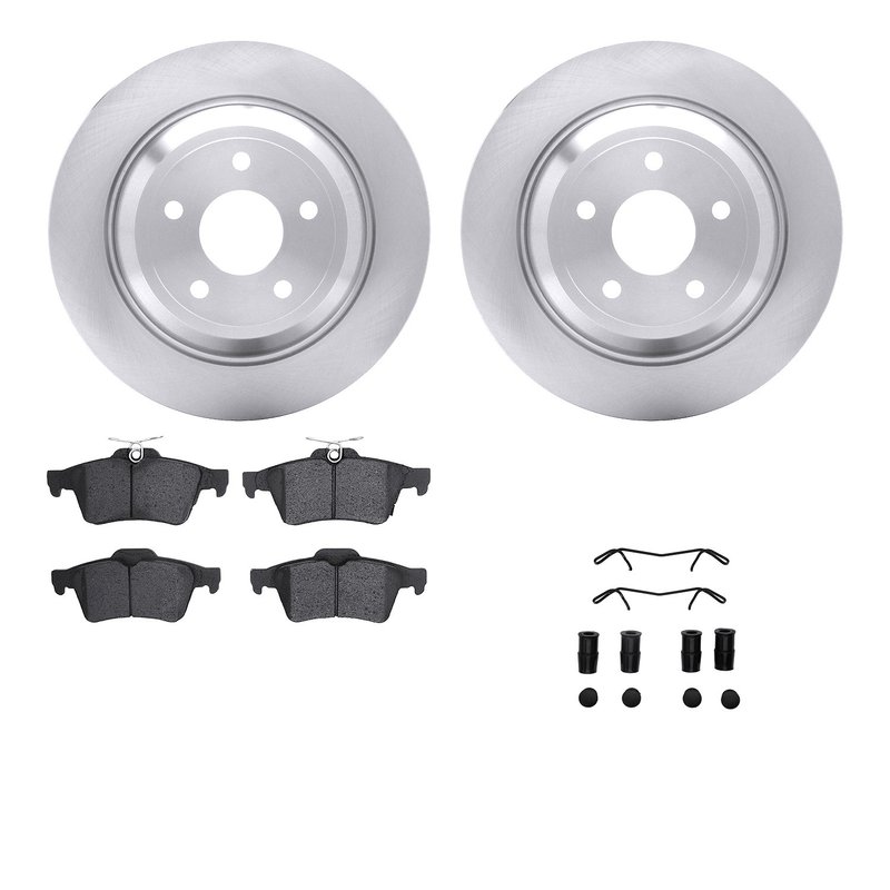 Dynamite Friction 6512-99786 Disc Brake Kit - Rear