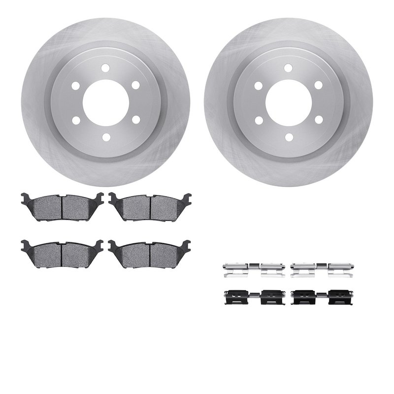 Dynamite Friction 6512-99804 Disc Brake Kit - Rear