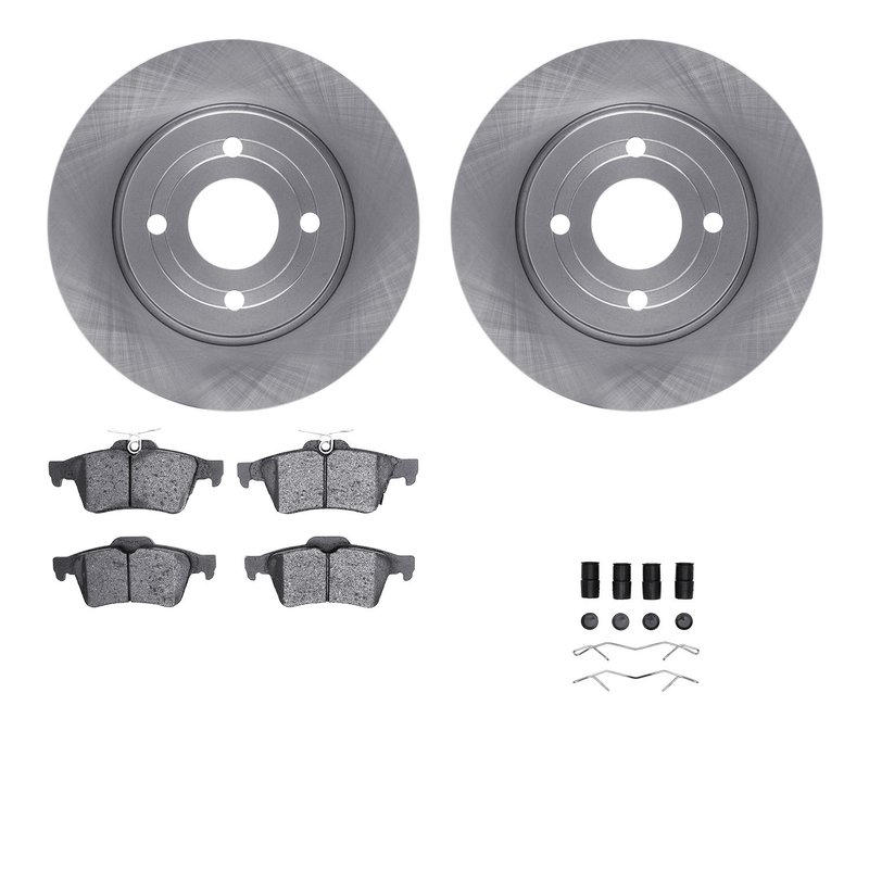 Dynamite Friction 6512-99819 Disc Brake Kit - Rear