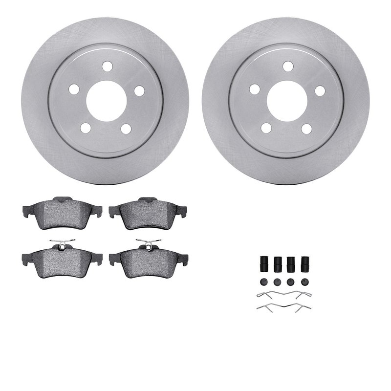 Dynamite Friction 6512-99831 Disc Brake Kit - Rear