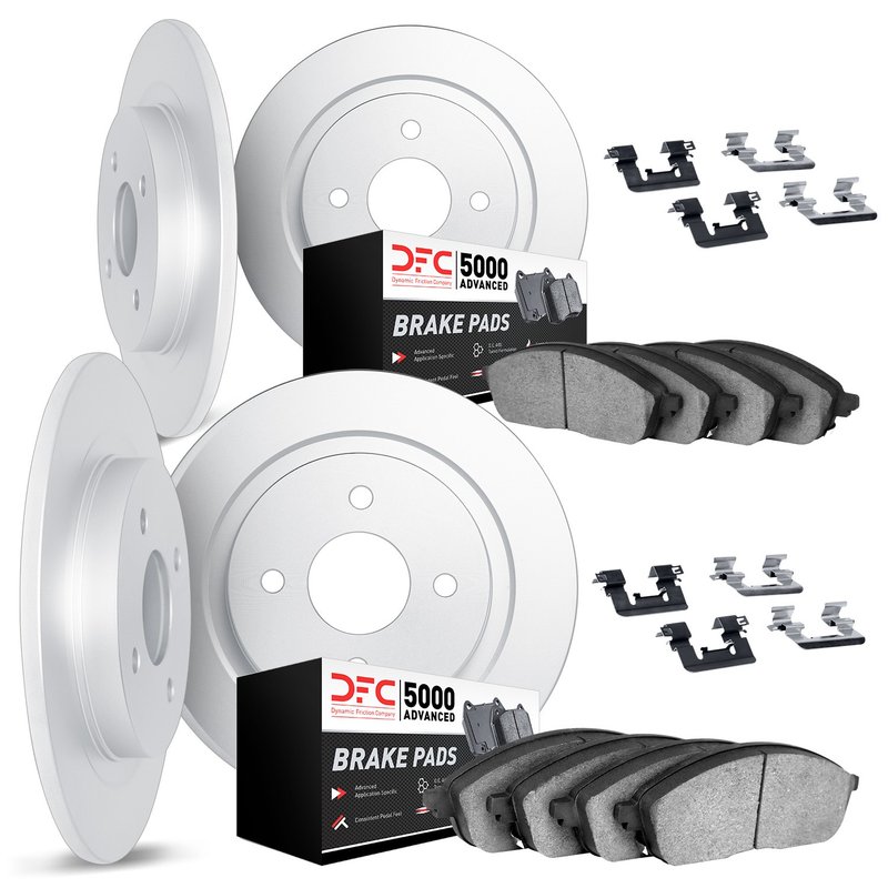 Dynamite Friction 6514-07010 Disc Brake Kit - Front and Rear