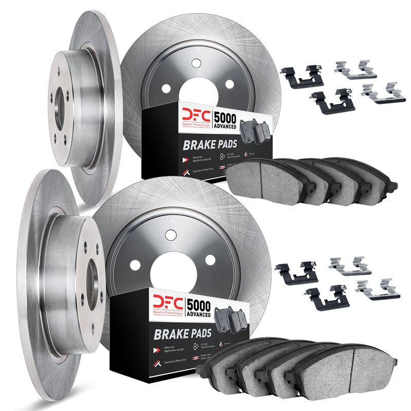 Dynamite Friction 6514-27000 Disc Brake Kit - Front and Rear