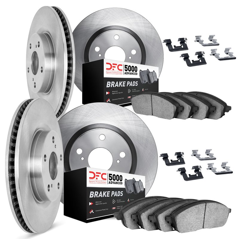 Dynamite Friction 6514-31068 Disc Brake Kit - Front and Rear