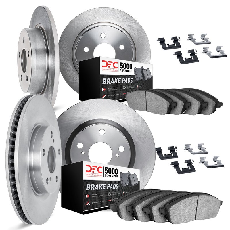 Dynamite Friction 6514-42010 Disc Brake Kit - Front and Rear