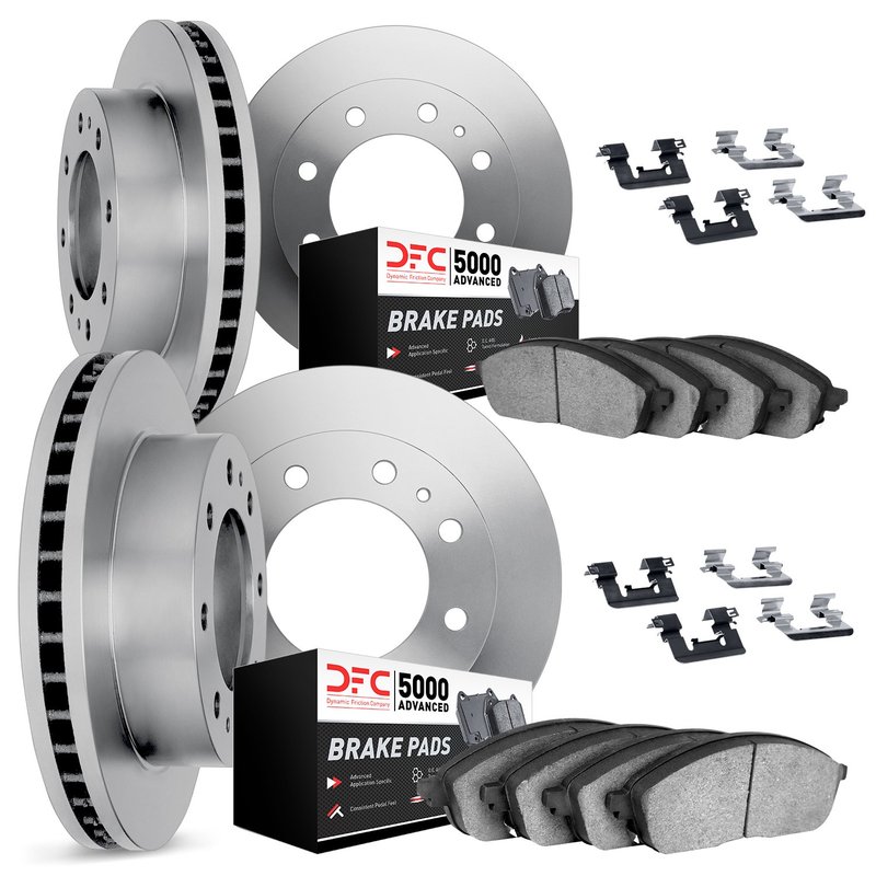 Dynamite Friction 6514-54052 Disc Brake Kit - Front and Rear