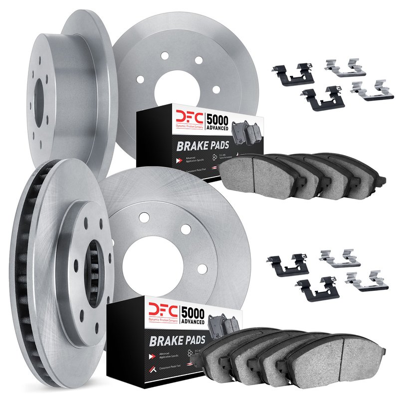 Dynamite Friction 6514-55427 Disc Brake Kit - Front and Rear