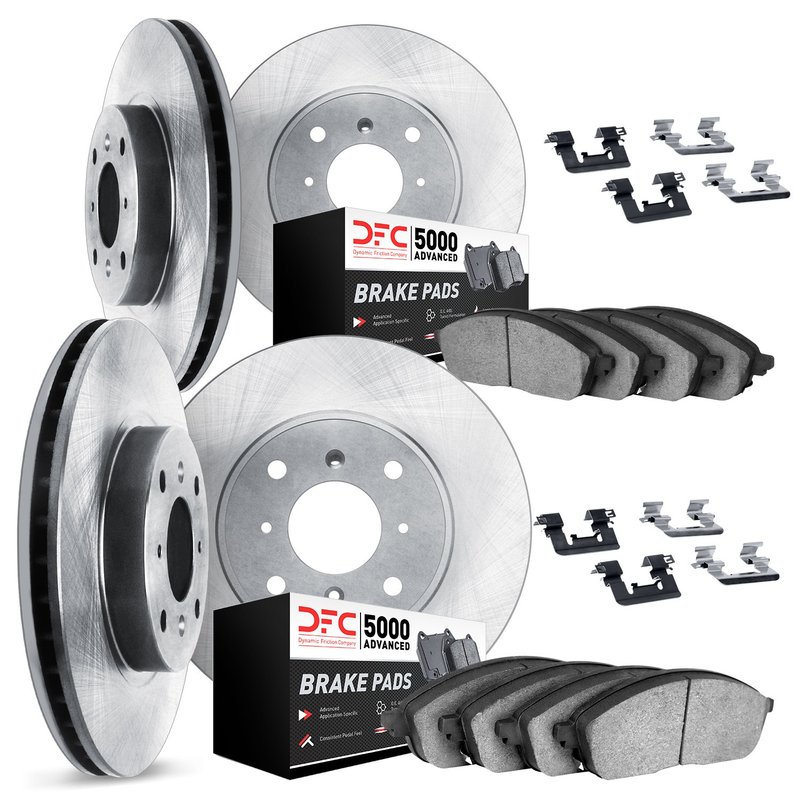 Dynamite Friction 6514-80130 Disc Brake Kit - Front and Rear