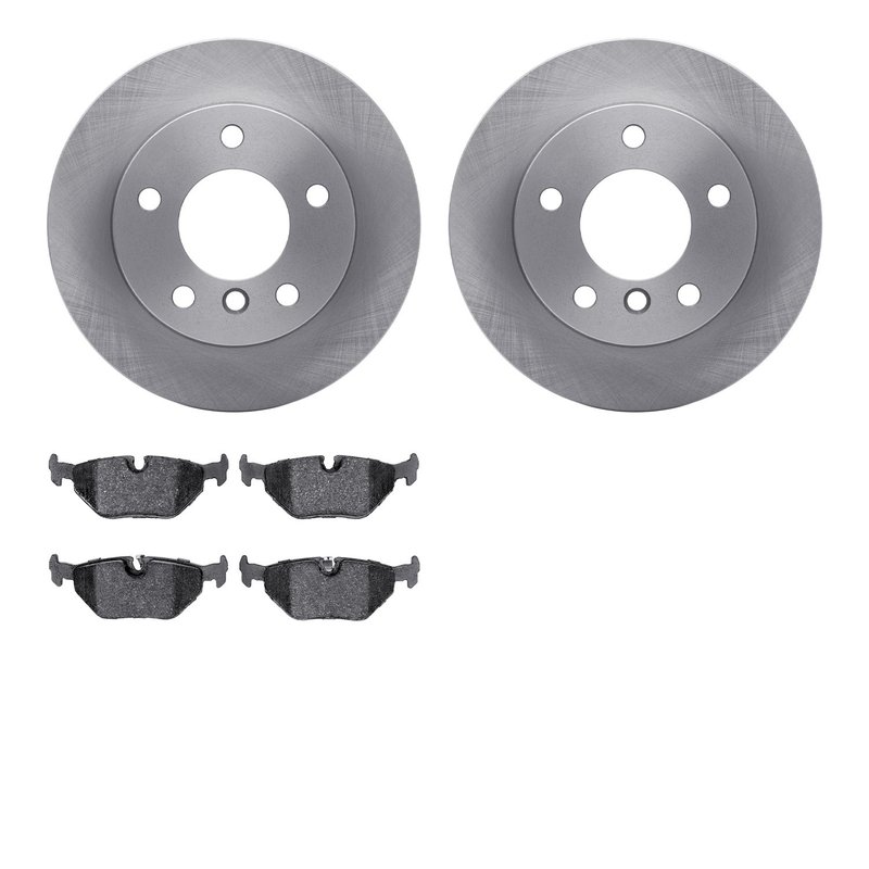 Dynamite Friction 6602-31163 Disc Brake Kit - Rear