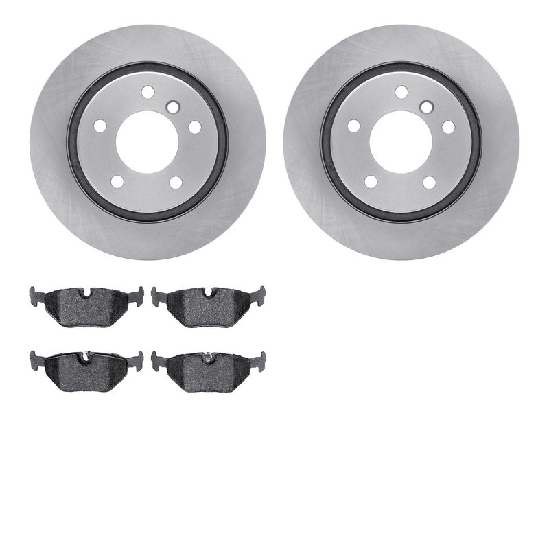 Dynamite Friction 6602-31171 Disc Brake Kit - Rear