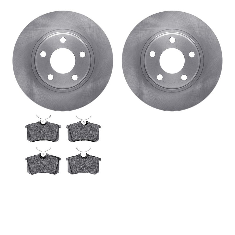 Dynamite Friction 6602-74086 Disc Brake Kit - Rear