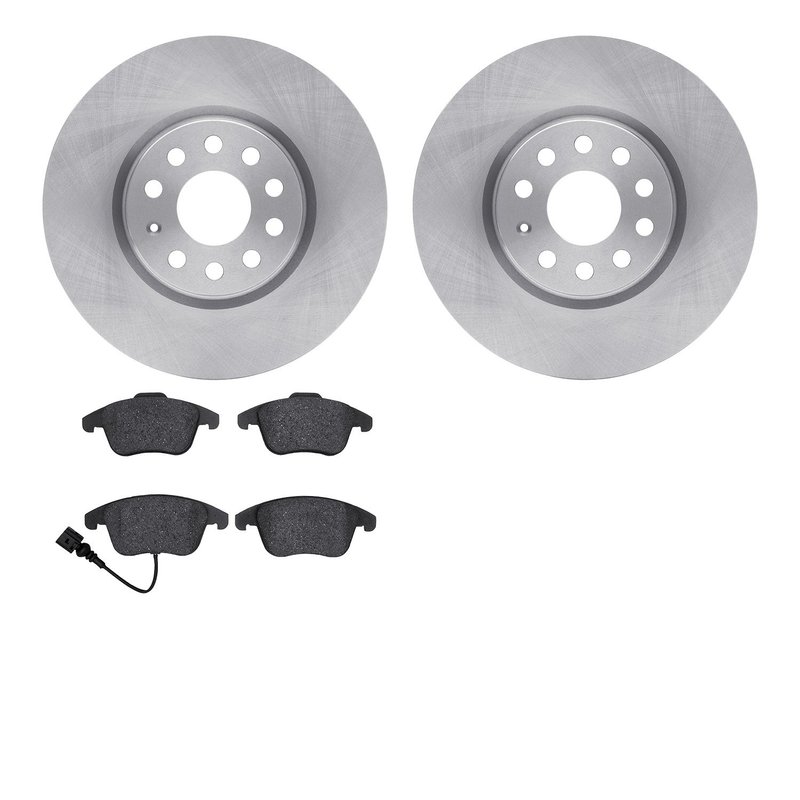 Dynamite Friction 6602-74225 Disc Brake Kit - Front