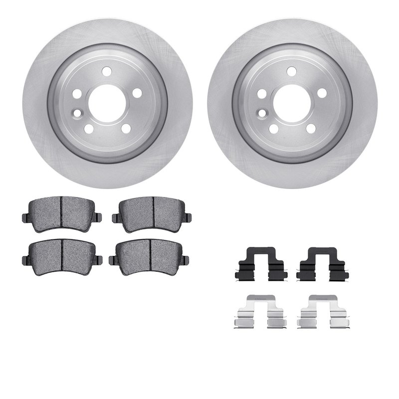 Dynamite Friction 6612-11087 Disc Brake Kit - Rear