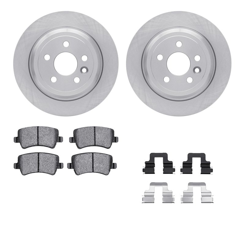 Dynamic Friction 6612-11095 Disc Brake Kit - Rear
