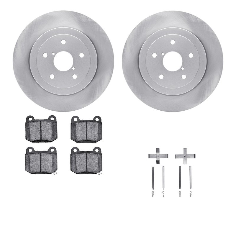 Dynamite Friction 6612-13023 Disc Brake Kit - Rear