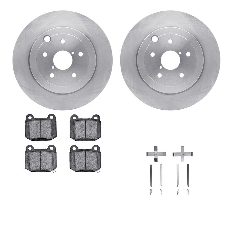 Dynamic Friction 6612-13031 Disc Brake Kit - Rear