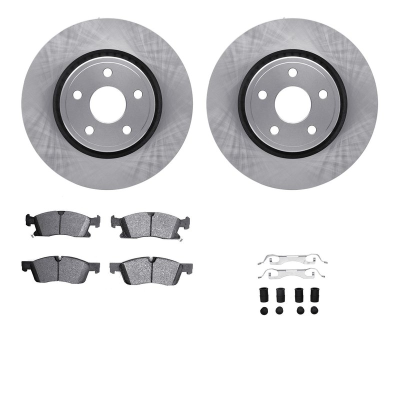 Dynamite Friction 6612-19138 Disc Brake Kit - Front
