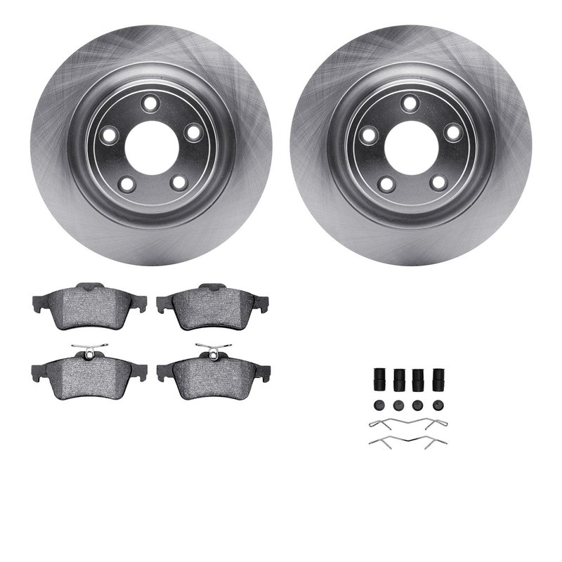 Dynamite Friction 6612-20087 Disc Brake Kit - Rear