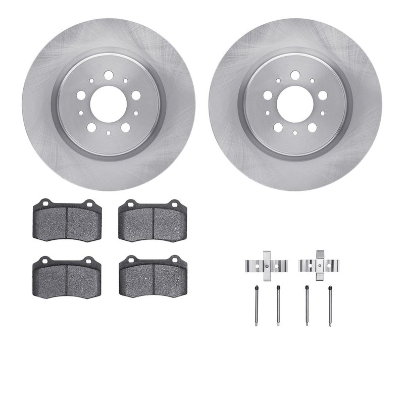 Dynamite Friction 6612-27143 Disc Brake Kit - Rear