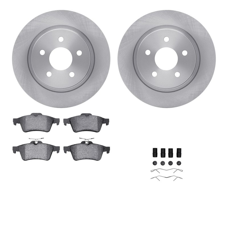 Dynamite Friction 6612-27147 Disc Brake Kit - Rear