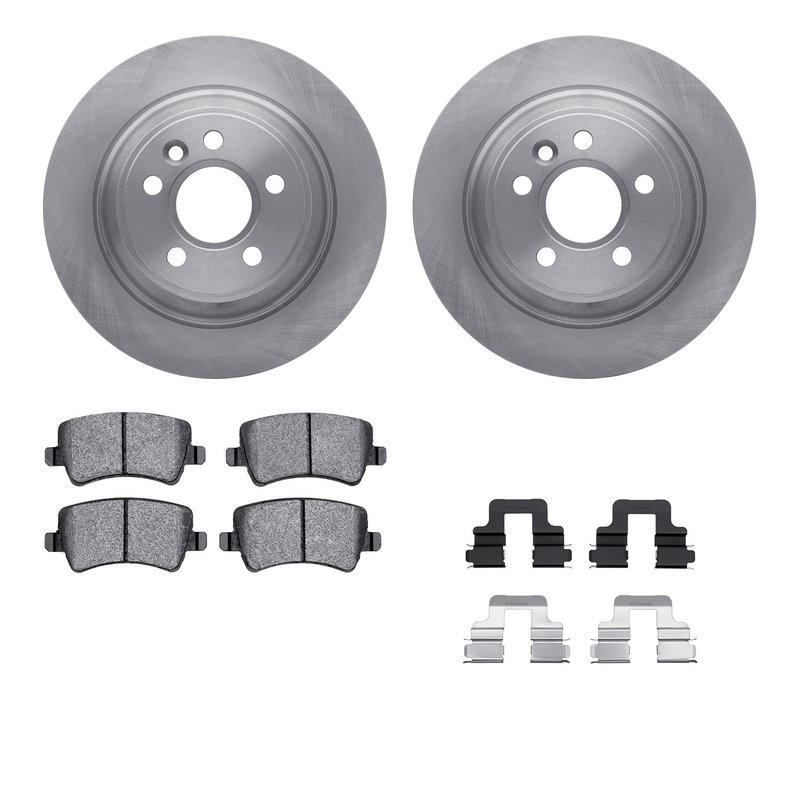 Dynamite Friction 6612-27154 Disc Brake Kit - Rear