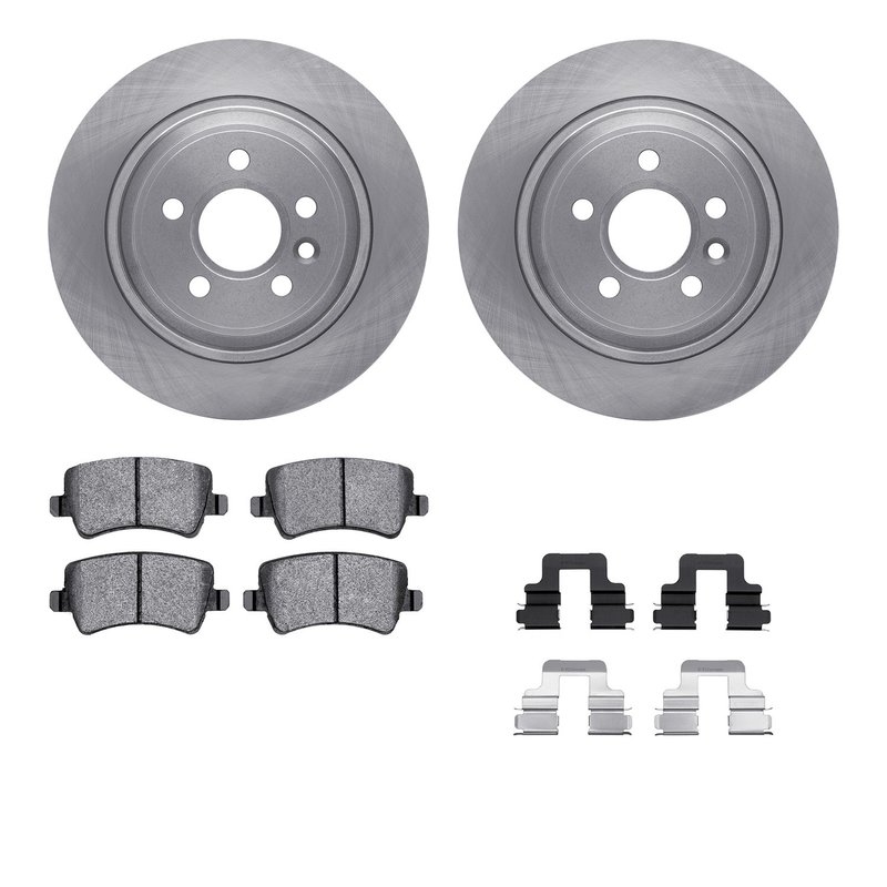 Dynamite Friction 6612-27163 Disc Brake Kit - Rear