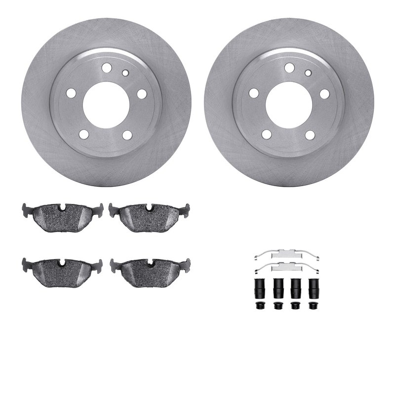 Dynamite Friction 6612-31079 Disc Brake Kit - Rear