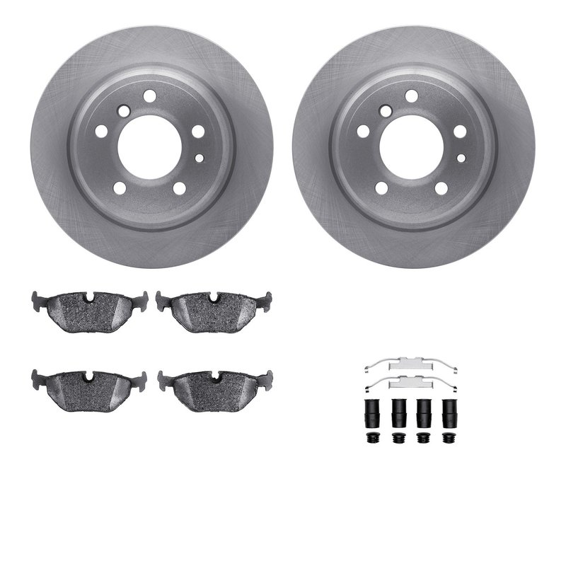 Dynamite Friction 6612-31091 Disc Brake Kit - Rear