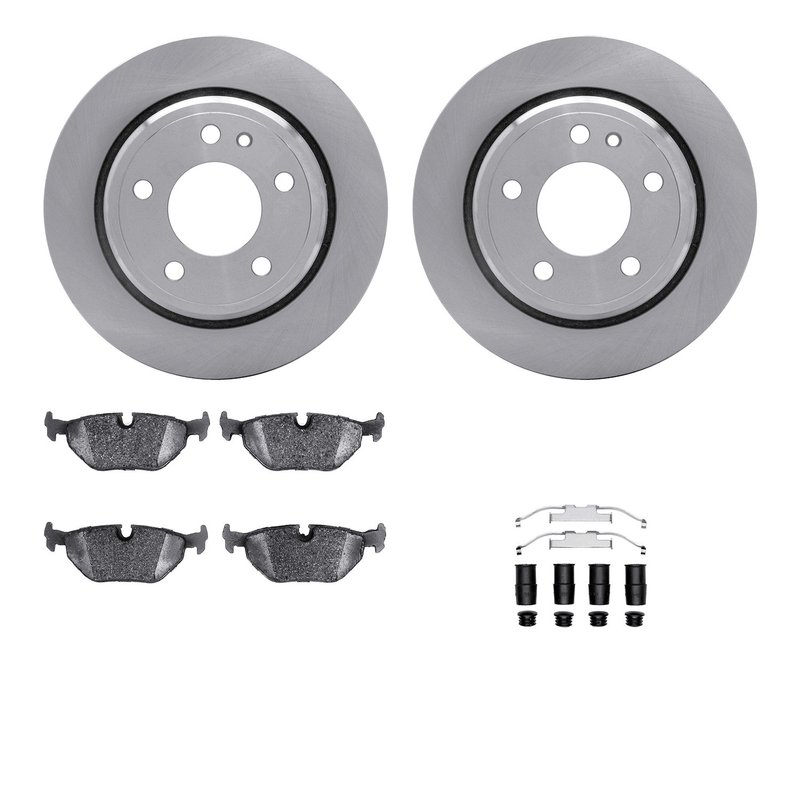 Dynamite Friction 6612-31095 Disc Brake Kit - Rear