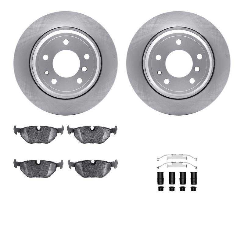 Dynamite Friction 6612-31131 Disc Brake Kit - Rear