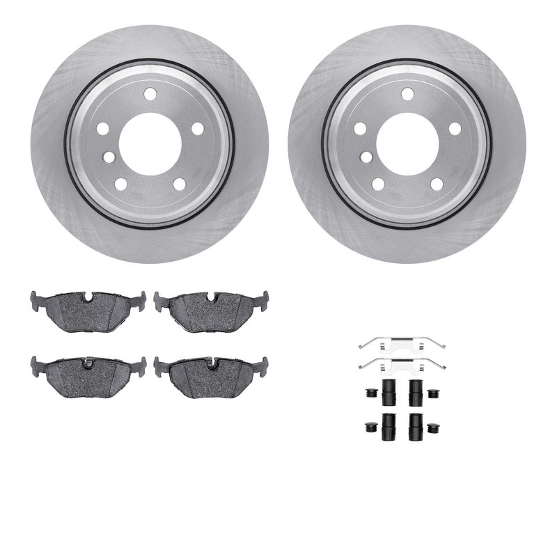 Dynamite Friction 6612-31165 Disc Brake Kit - Rear
