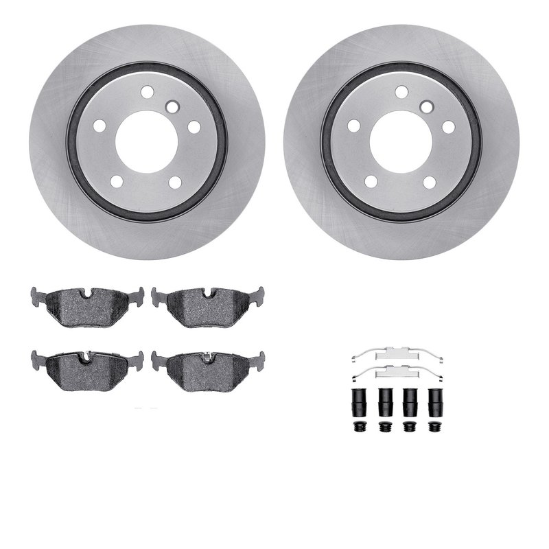 Dynamite Friction 6612-31177 Disc Brake Kit - Rear