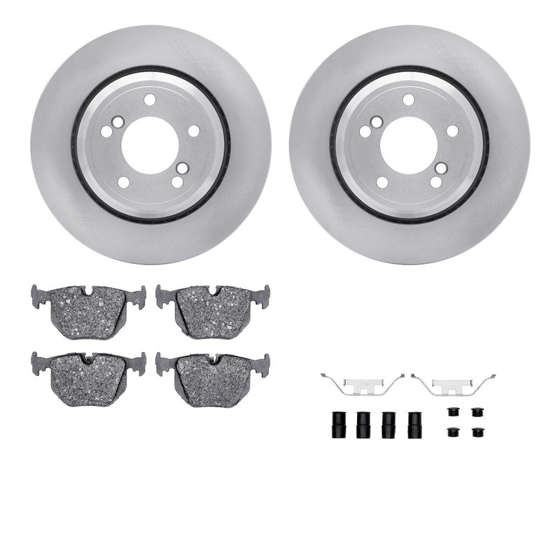 Dynamite Friction 6612-31189 Disc Brake Kit - Rear