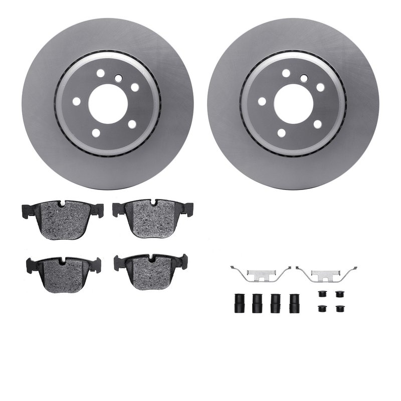 Dynamite Friction 6612-31243 Disc Brake Kit - Rear
